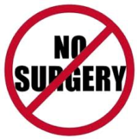 no surgery