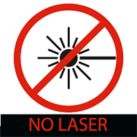 no laser